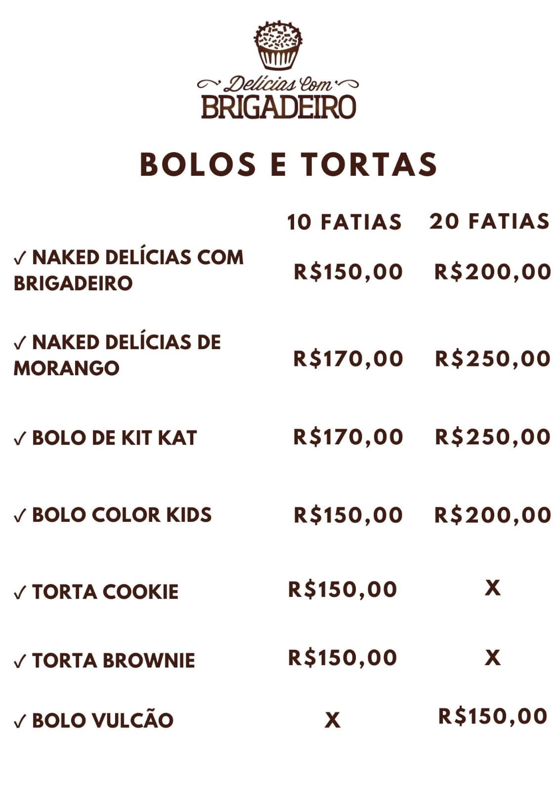 Delícias com Brigadeiro